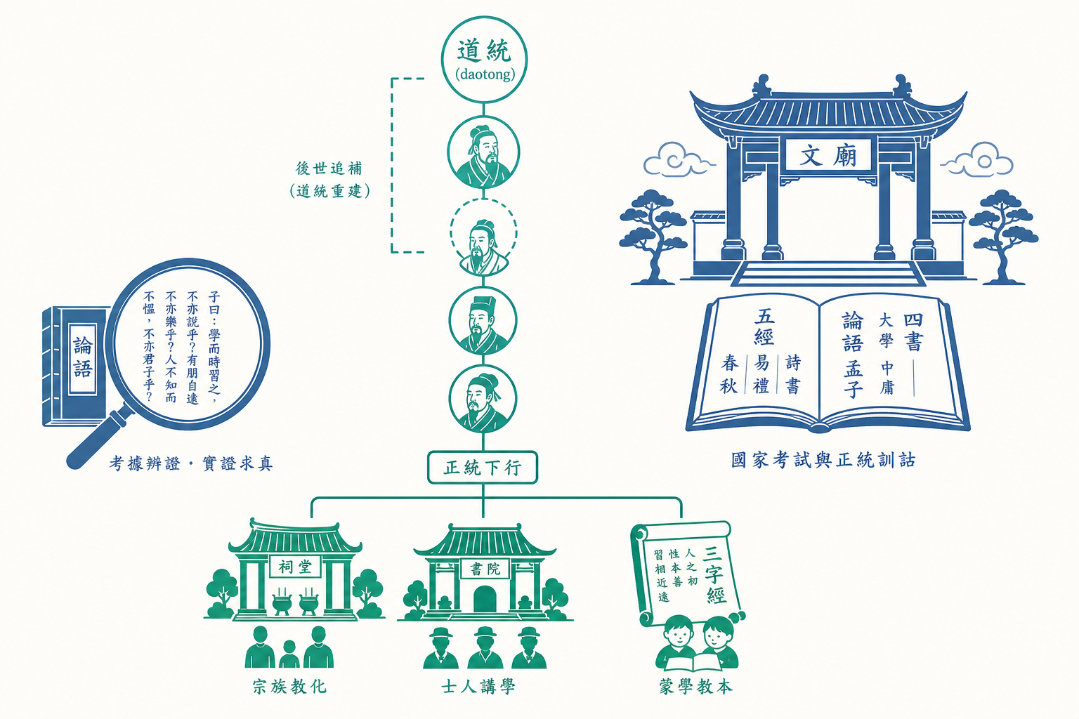 思想與社會進階概念示意圖